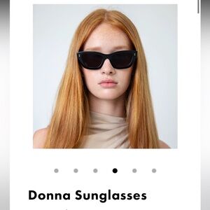 Illesteva Donna Sunglasses in Black